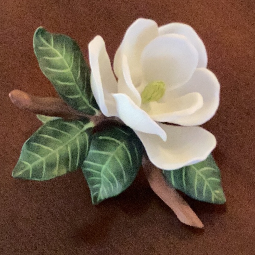 Lenox Fine Porcelain Flower - Magnolia 1990